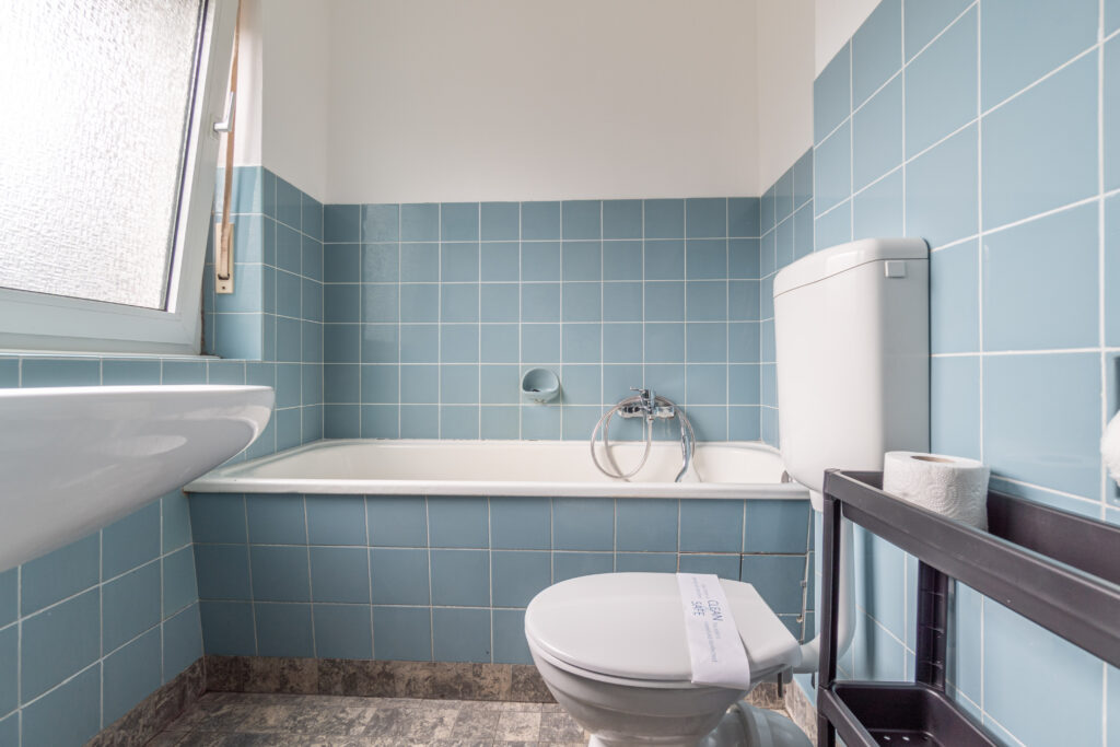 Badezimmer, Bad, Tageslichtbad, Dusche, WC, Badewanne